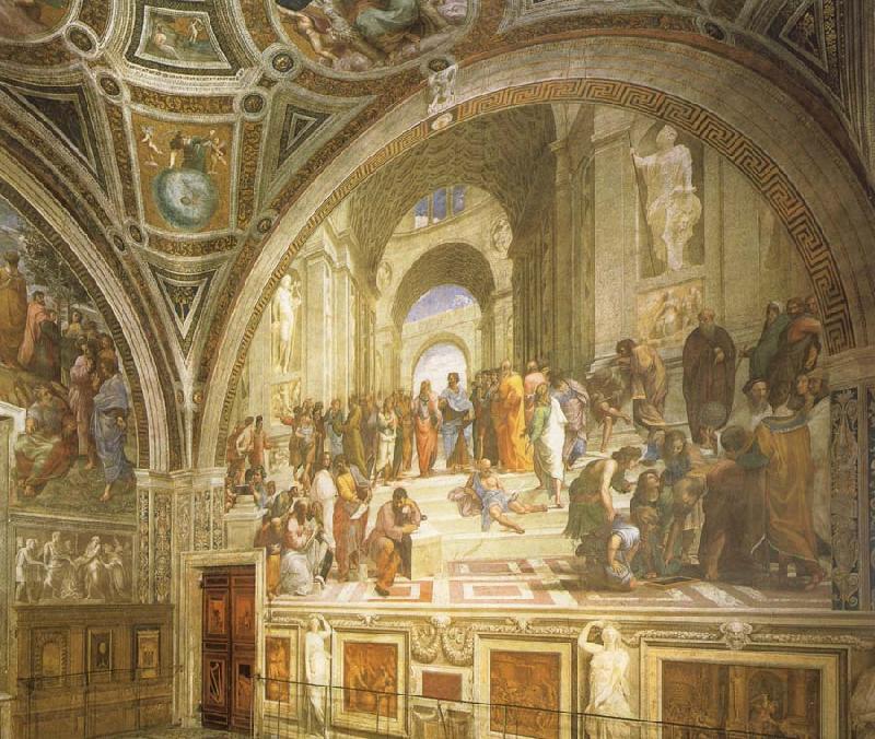 Aragon jose Rafael Stanza della Segnatura with the School of Athens